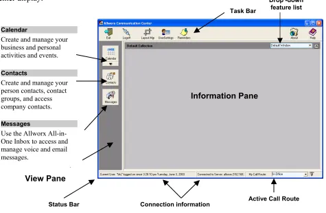 Figure 2-2 – The Allworx Communication Center 