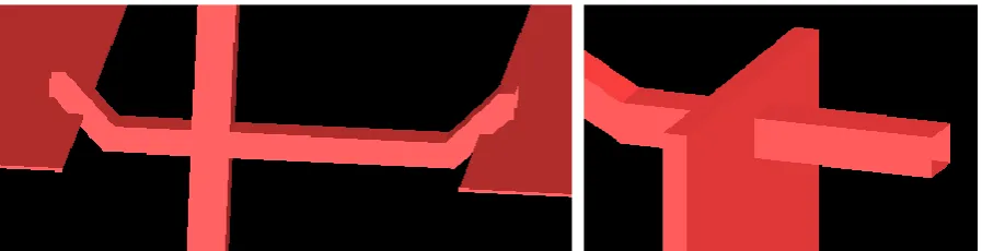 Figure 1 Clash between ventilation shaft and false ceiling  