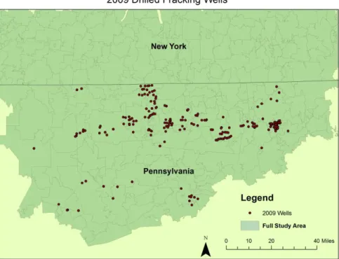 Figure 7: 2009 and 2010 Fracking Wells 