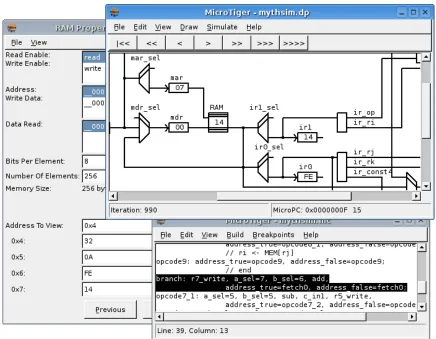 Figure 1.1: A Sample Screenshot of the Implemented Simulator