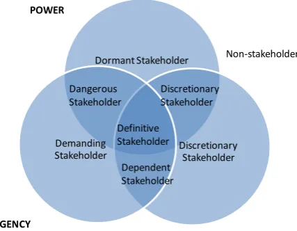 Figure 2: Stakeholder classifications 
