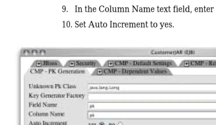 Table 4-1 lists the relationship information for the customer module.