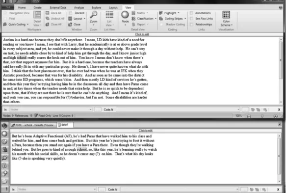 Table 3 presents guidelines for using NVivo to conduct an analysis using KWIC. Figure 3 presents the word count for the keyword