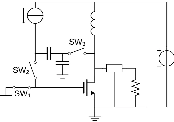 Figure 4-7 shows the names of the switches, these are used in the design and optimizations in the following sections