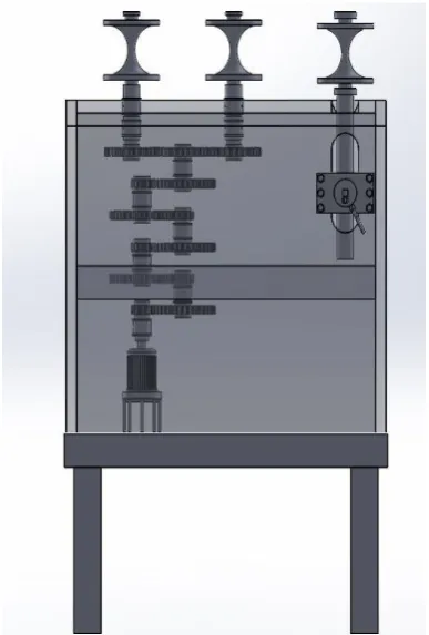 Figure 1. Existing pipe bending machine (CAD 