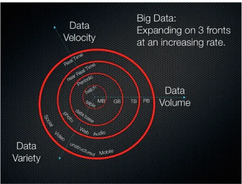 Figure	  6.	  A	  star	  glyph	  of	  3V,	  definition	  of	  BigData	  [87][144]	   	  