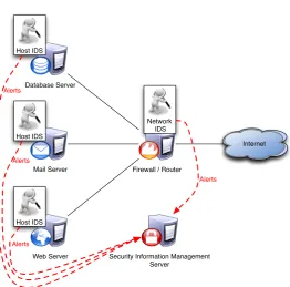 Figure 3.1: An example deployment of IDS in combination with SIM