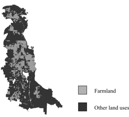 Figure 1: Distribution of land use on the Saanich peninsula 