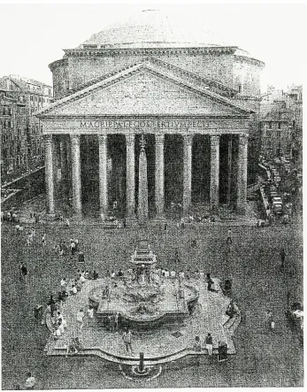Fig 3. Exterior, Pantheon, Rome. 1 18-25 A.D.