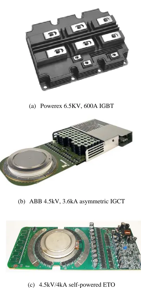 Figure 2-1 High voltage power semiconductor devices 