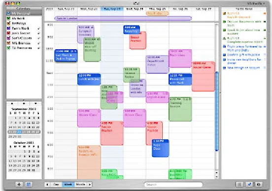Fig. 1.3 iCal Calendar in Day View layout 