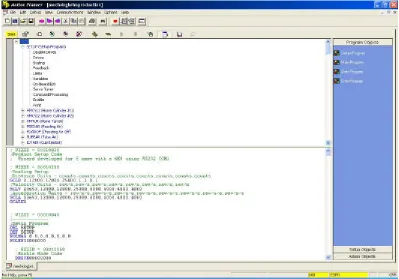 Figure 3.1 - Motion Planner Programming Software 