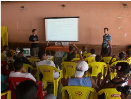 Figure 3: Presentation during the feedback session 