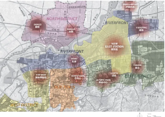 Figure 1 Location of Jinan West Station District To Seize Economic Opportunity