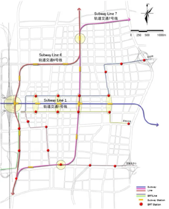 Figure 8 Subway and BRT Network 