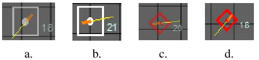 Figure 6: Unselected and selected contacts 