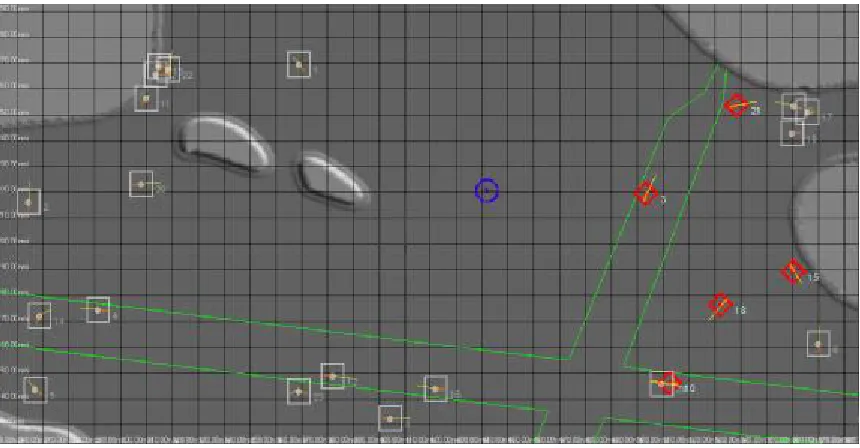 Figure 8: Screenshot of the task environment with fixed support 