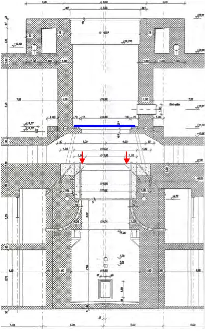 Fig. 1 Cross section of the reactor structure