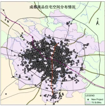 Figure 8. New Housing Projects (5,769 samples), Chengdu (2000-2010) 19