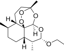 Figure 1: Chemical structure of Arteether 