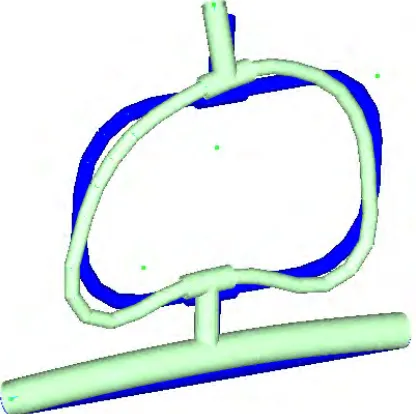 Fig. 10 Analytical Model for Visco-elastic Damper 