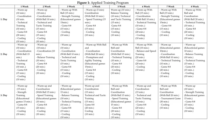 Figure 1: Applied Training Program 