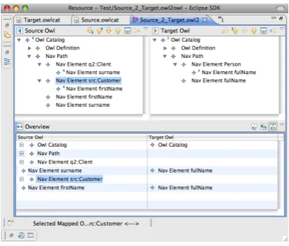 Figure 5.1: The mapping editor
