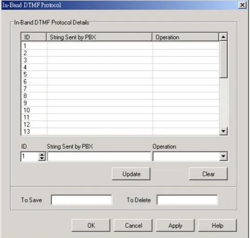�Table 4-3  Operation: Select one of the following operations you want InterMail to 