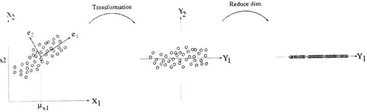 Figure PCA,of 2.4: Two-dimensional illustration of the major steps of courtesy [16].