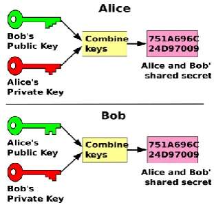 Figure I: Asymmetric key algorithm 