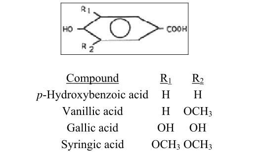 Figure 5: Phenolic Compounds: Cinnamic acid derivatives (C6-C3)  