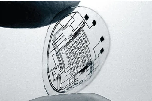Fig. 5 An early example of a screen in a contact lens
