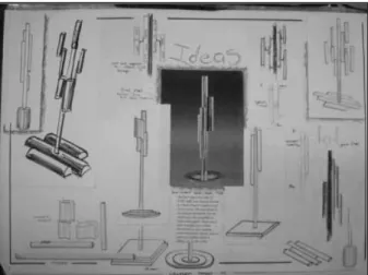 Figure 5: Drawings from a pupil’s mood board Projects and tasks within projects, were described as, ‘challenging,’ ‘interesting, ‘’exciting,’ and,