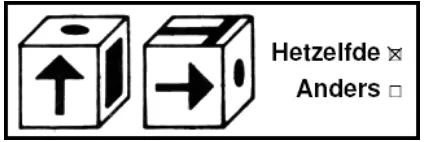 Figure 4. Sample item from the redrawn version of Ekstrom et al.'s (1976) Paper Folding test