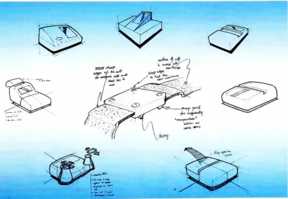 fig. 9 Rough sketches to brainstorm ideas
