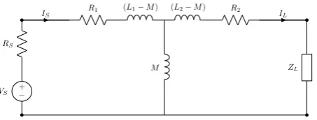 Fig. 2. Transformer model equivalent circuit 