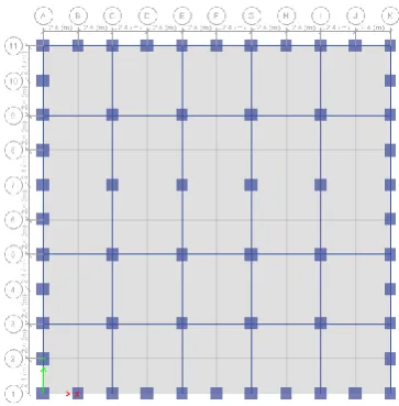 Figure 2: Plan of Framed Tube Structure 