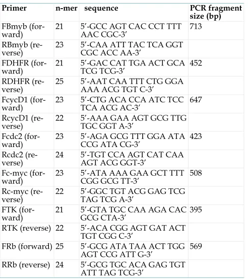 Table 1. Oligonucleotides used in this study 