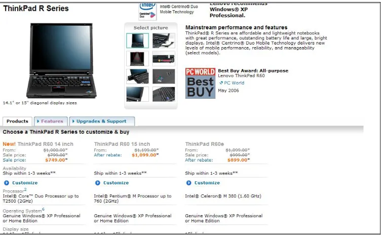 Figure 4: Series page from the existing interface 