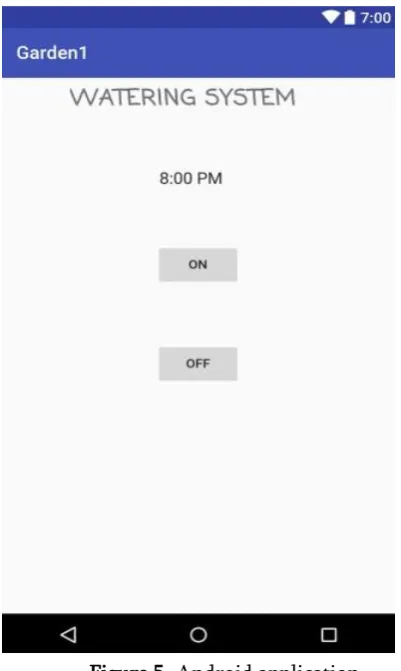 Figure 5. Android application 