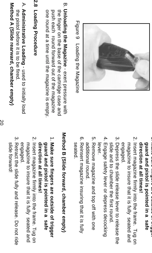 Figure 9   Loading the Magazine