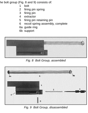 Fig. 9  Bolt Group, disassembled 