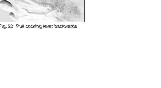 FIg. 21  Depress bolt catch to release the bolt 