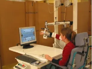 Figure 3.9. Gentle/s with HapticMASTER (Amirabdollahian et al., 2007)  