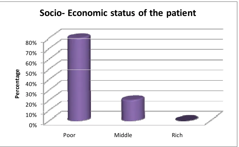 Table 7: Socio- Economic status of the patient 