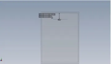 Fig. 2.5. Full assembly model in a room 