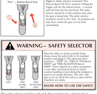 Figure 4. Safety selector in forward “Fire