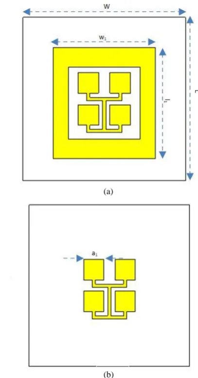 Figure 1. Proposed SAA element. (a) Array element 