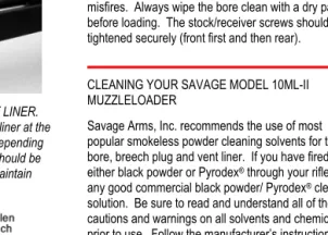 FIGURE 5).  Unthread the breech plug from the barrel by turning counter clockwise.  YOUR RIFLE CAN NOW BE CLEANED FROM THE BREECH END OF THE BARREL