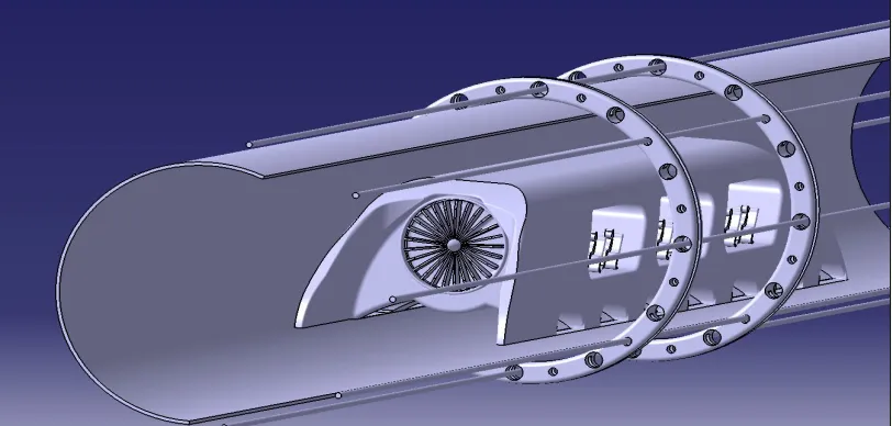 Fig. 3 Hyperloop Passenger Capsule Subsystem Notional Locations 